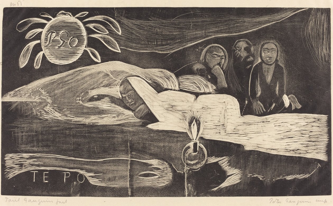 Te Po (Dlouhá noc) od Paul Gauguin