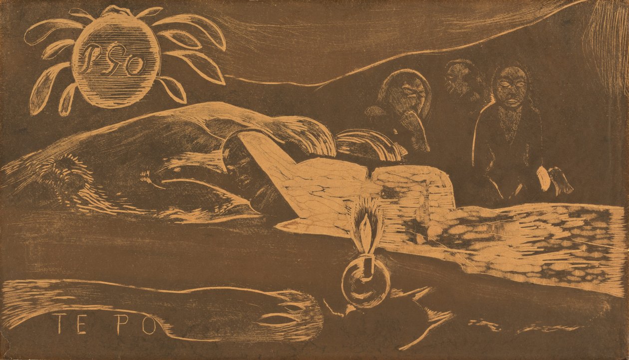 Te Po Dlouhá noc, 18941895. od Paul Gauguin