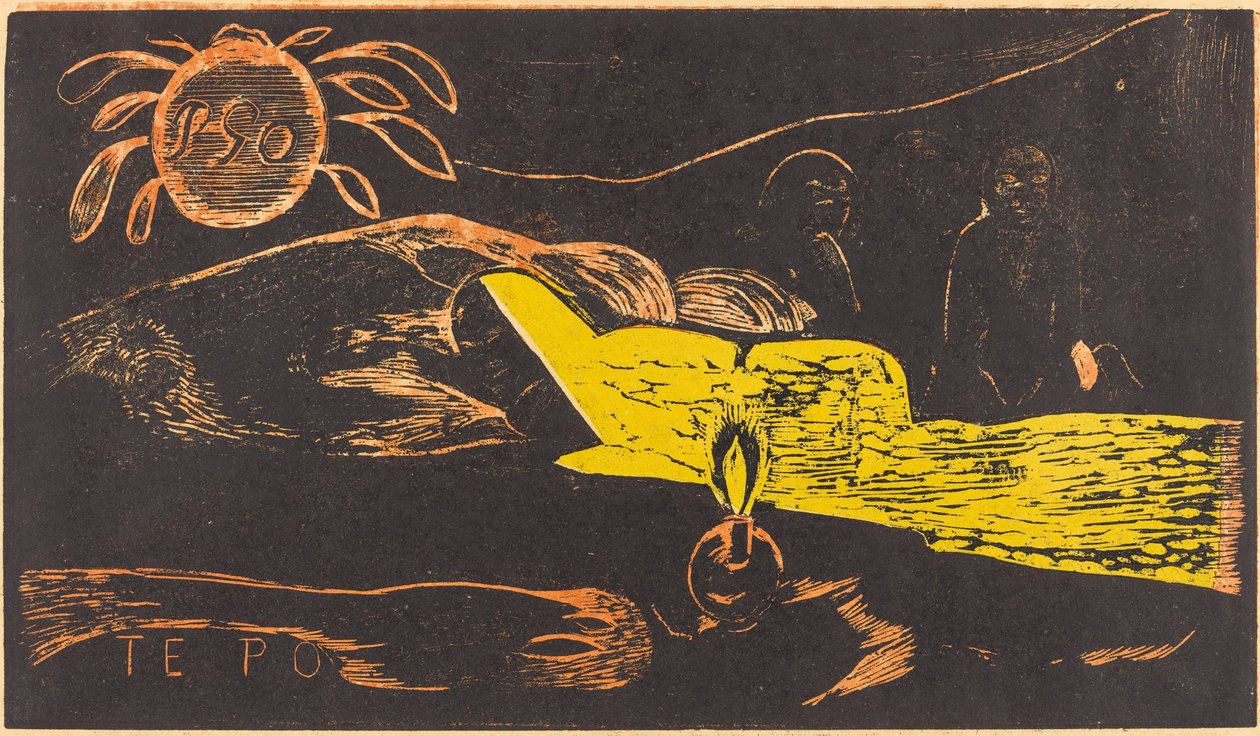 Te Po Dlouhá noc, 18941895. od Paul Gauguin