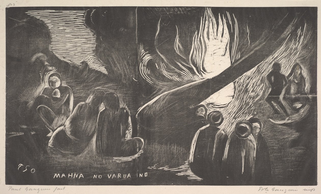Ďábel mluví, 1893-94. od Paul Gauguin