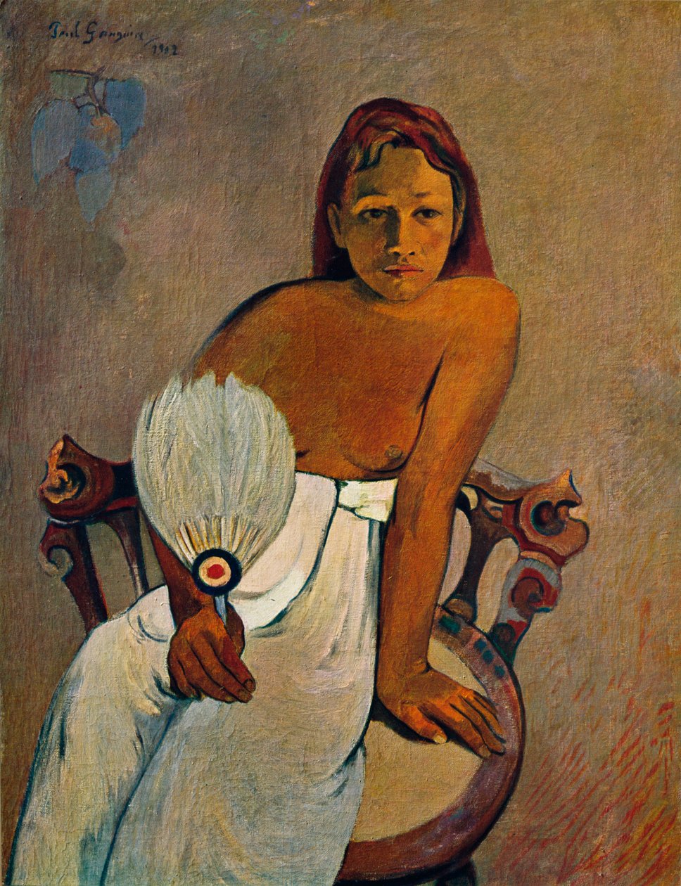 Dívka s ventilátorem, 1902 od Paul Gauguin