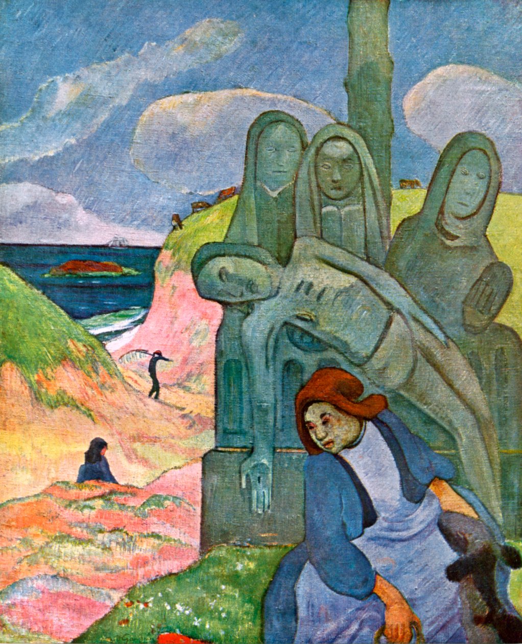 Zelený Kristus, 1889 1939. od Paul Gauguin