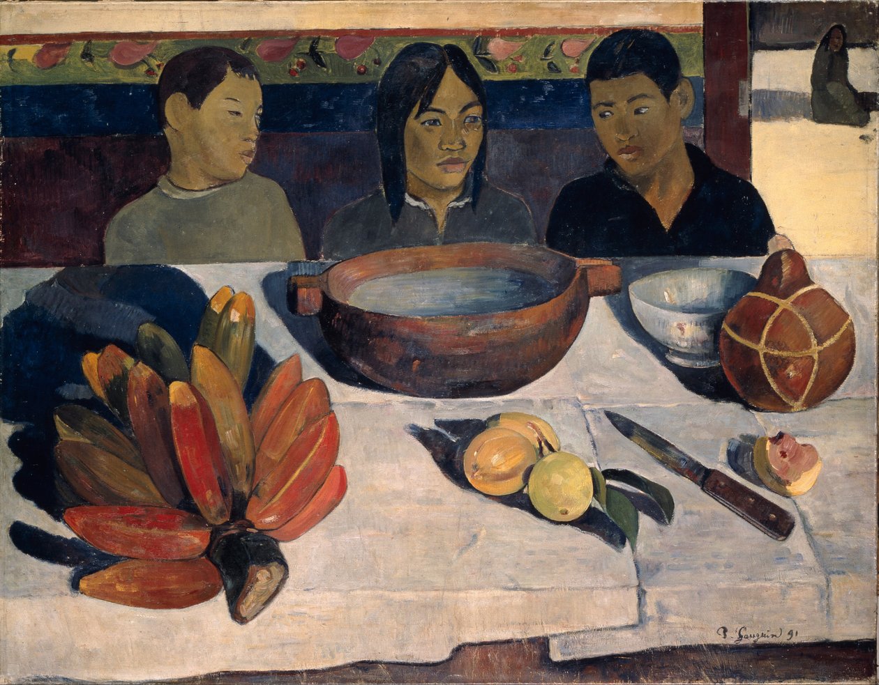 The Meal Bananas, 1891 od Paul Gauguin
