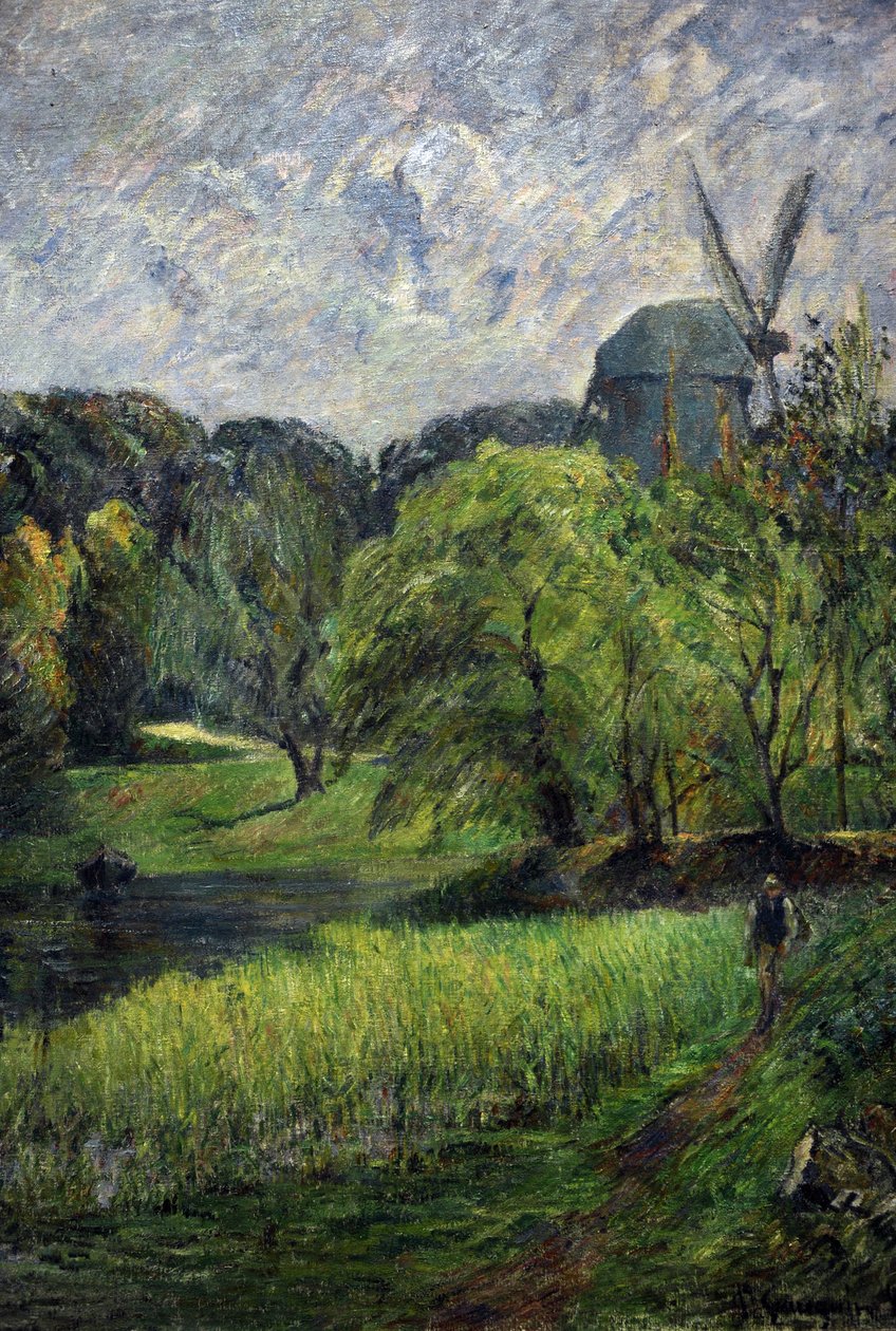 Královnin mlýn, Østervold Park, 1885 od Paul Gauguin