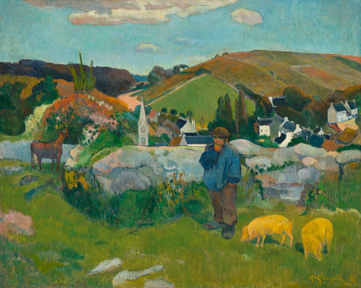 The Swineherd, 1888 od Paul Gauguin