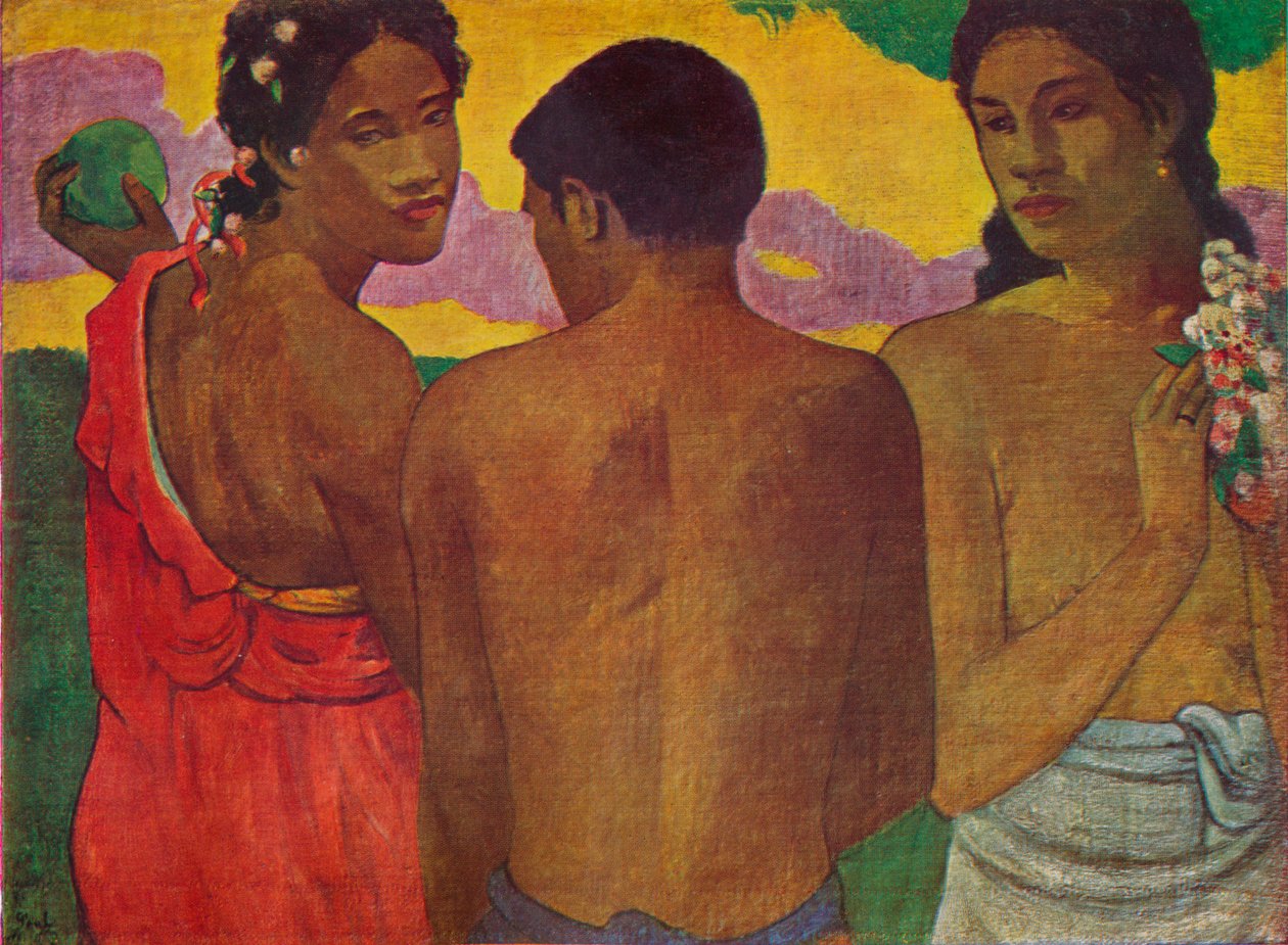 Tři Tahiťané, 1899 od Paul Gauguin