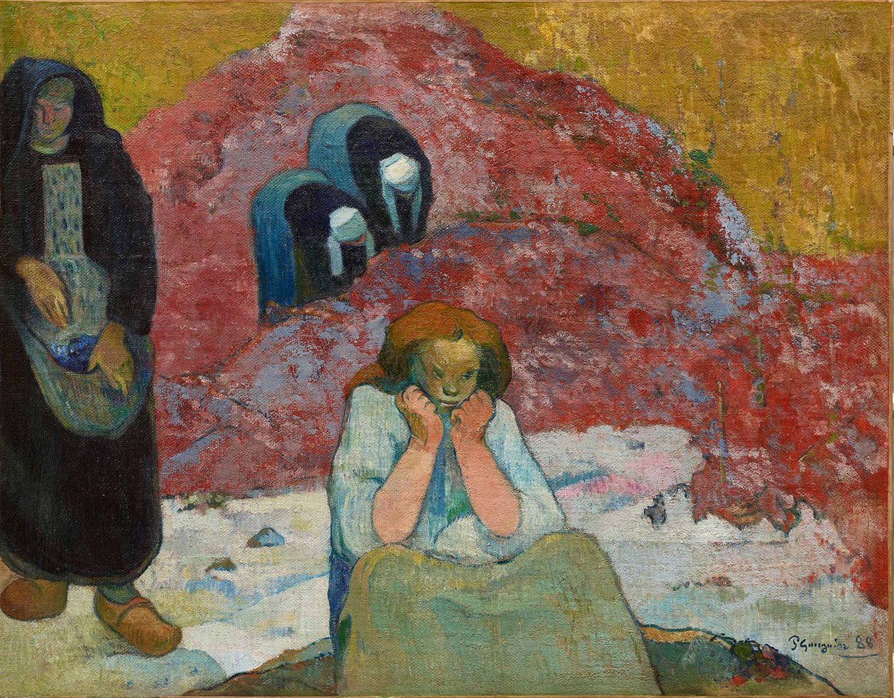 Sklizeň vína, Lidská bída, 1888. od Paul Gauguin