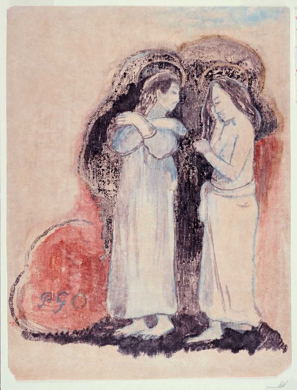 Dvě stojící tahitské ženy, 1894 od Paul Gauguin