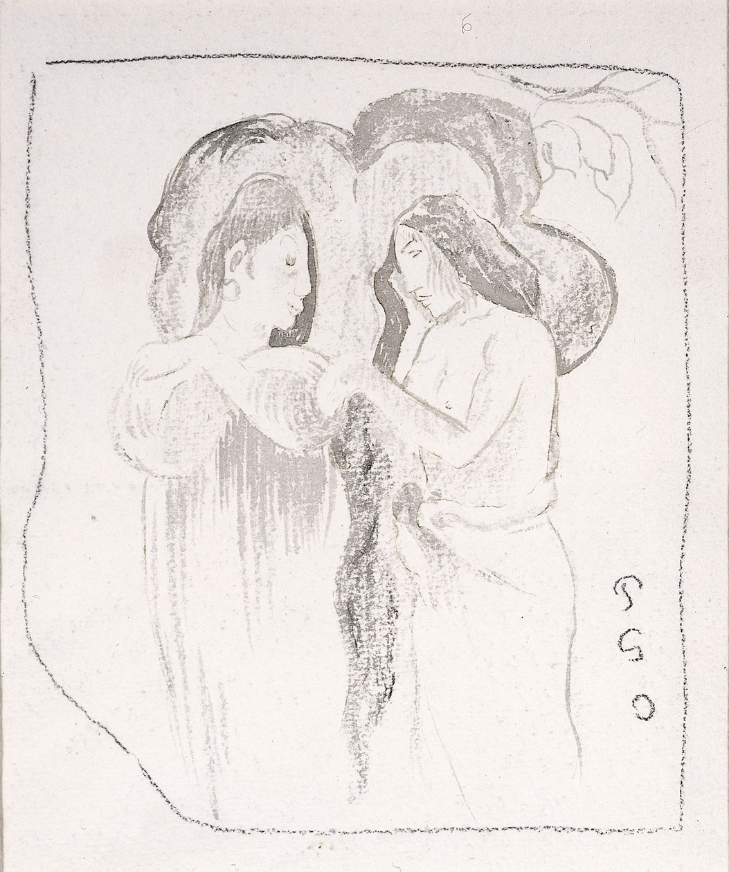 Dvě tahitské ženy, kolem roku 1894 od Paul Gauguin