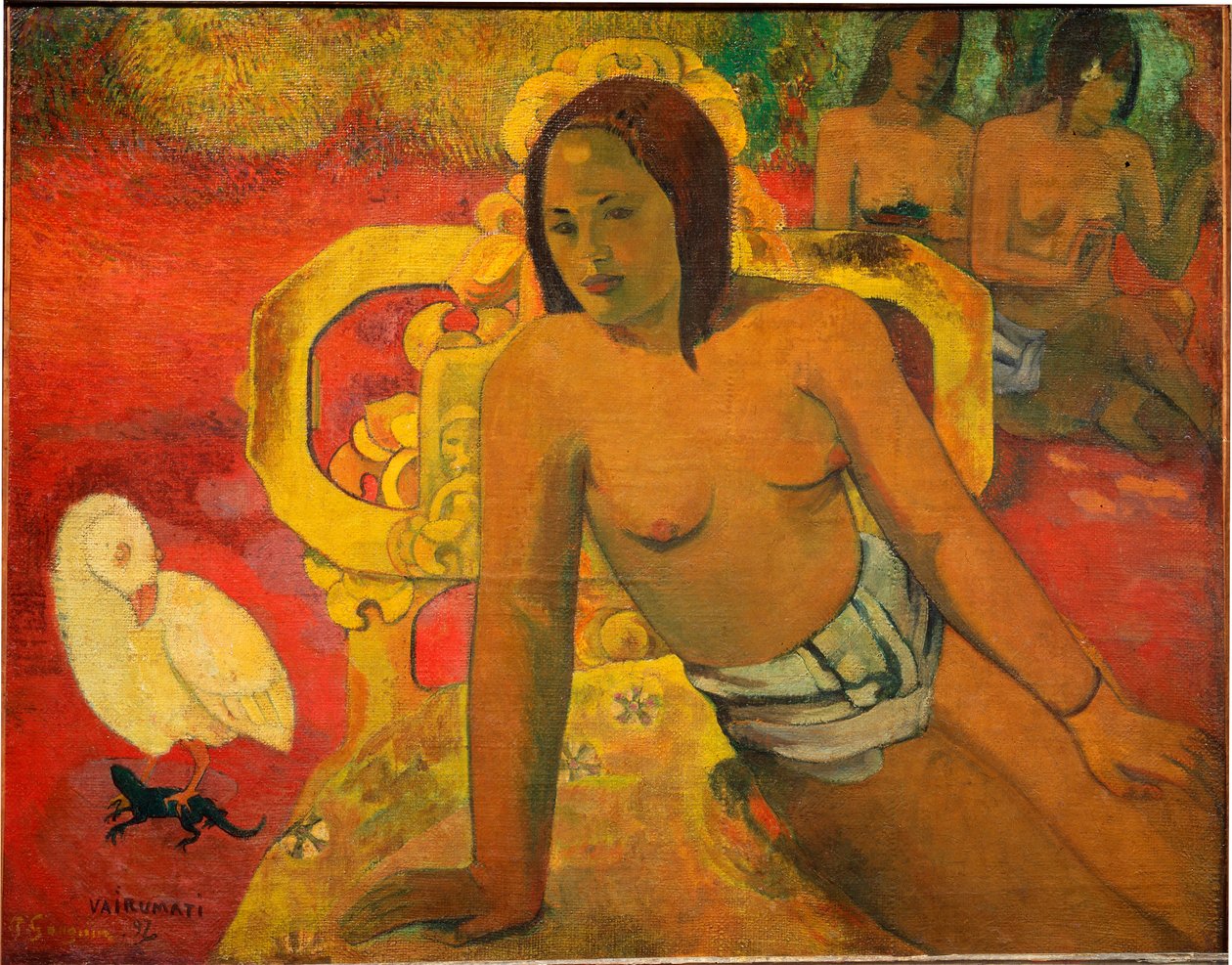 Vairumati - Žena z ostrovů Marquises od Paul Gauguin