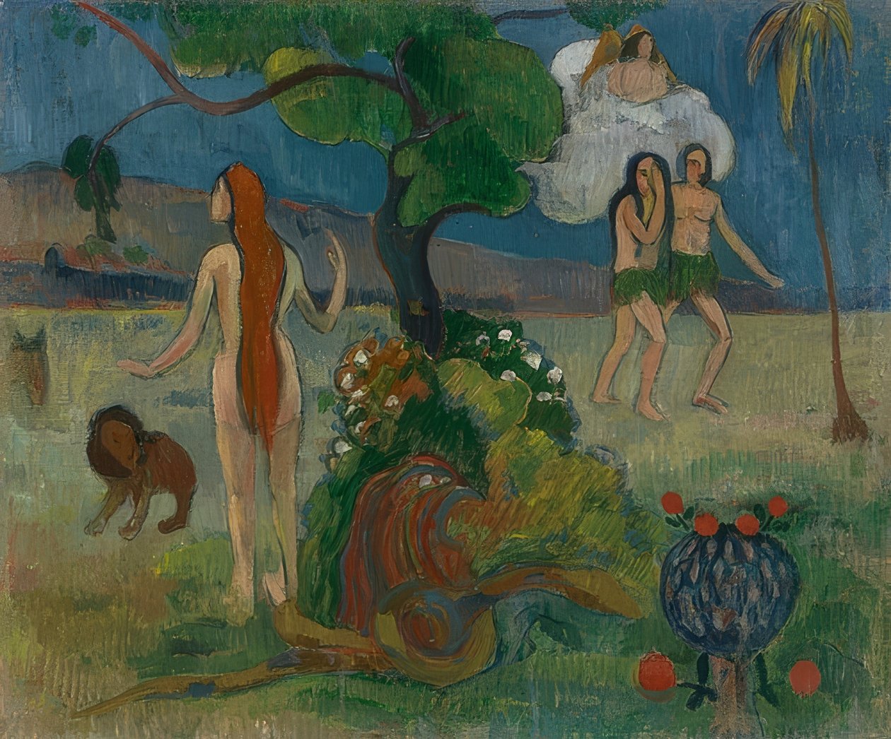 Ztracený ráj (?). Kolem roku 1890 od Paul Gauguin