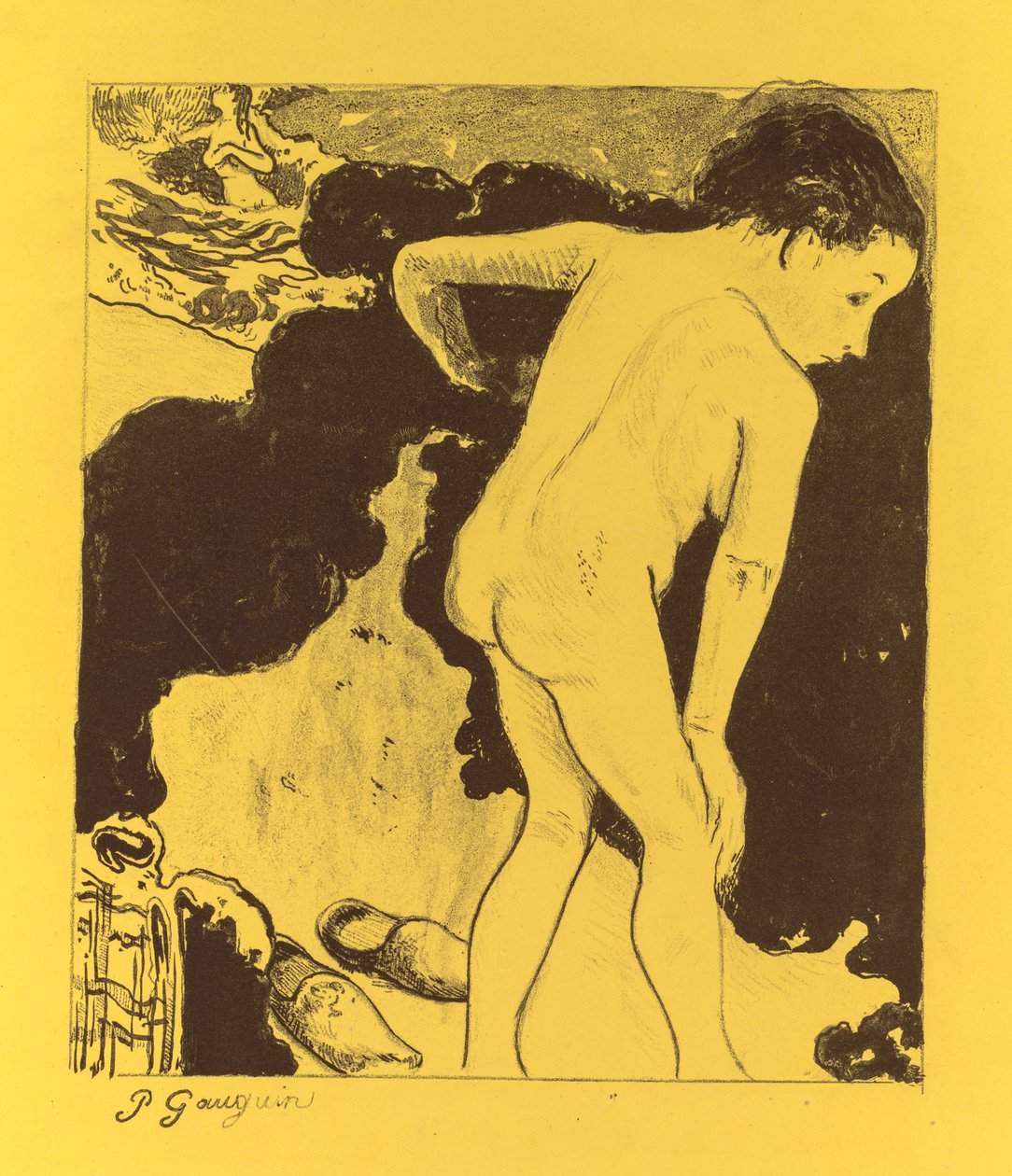 Volpini Suite: Breton Bathers Breton Bathers, 1889. od Paul Gauguin