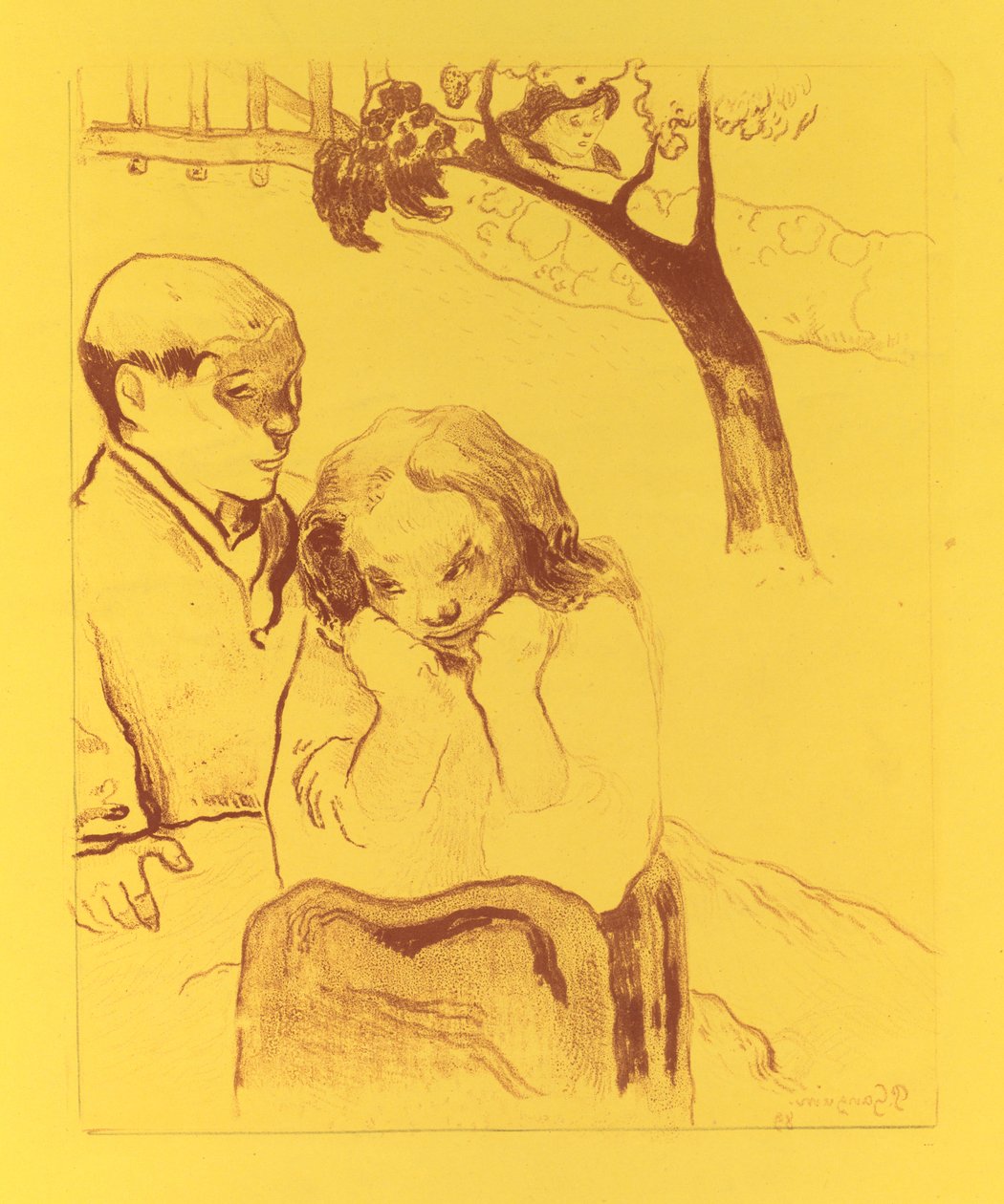 Volpini Suite: Human Misery od Paul Gauguin
