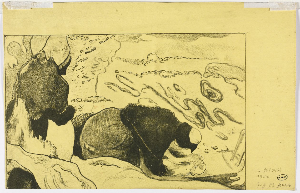Volpini Suite: Dámské praní prádla (verze) od Paul Gauguin
