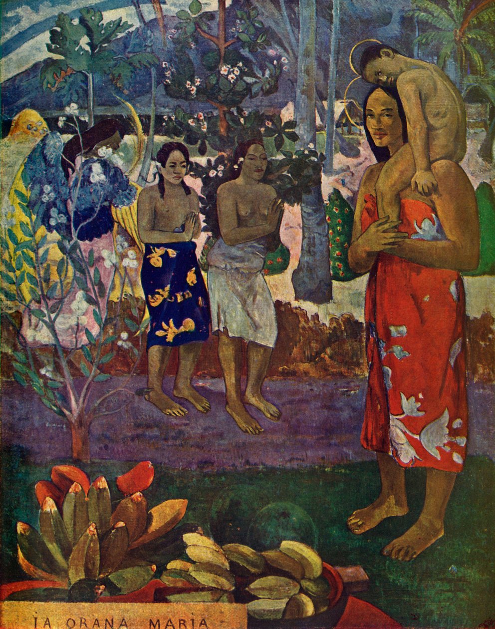 Zdravíme tě, Mary, 1936 od Paul Gauguin