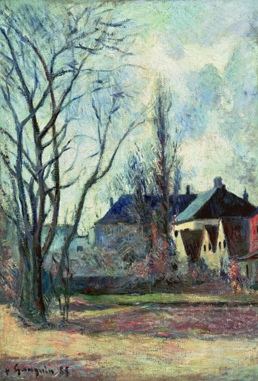 Zimní krajina v Kodani, 1885 od Paul Gauguin