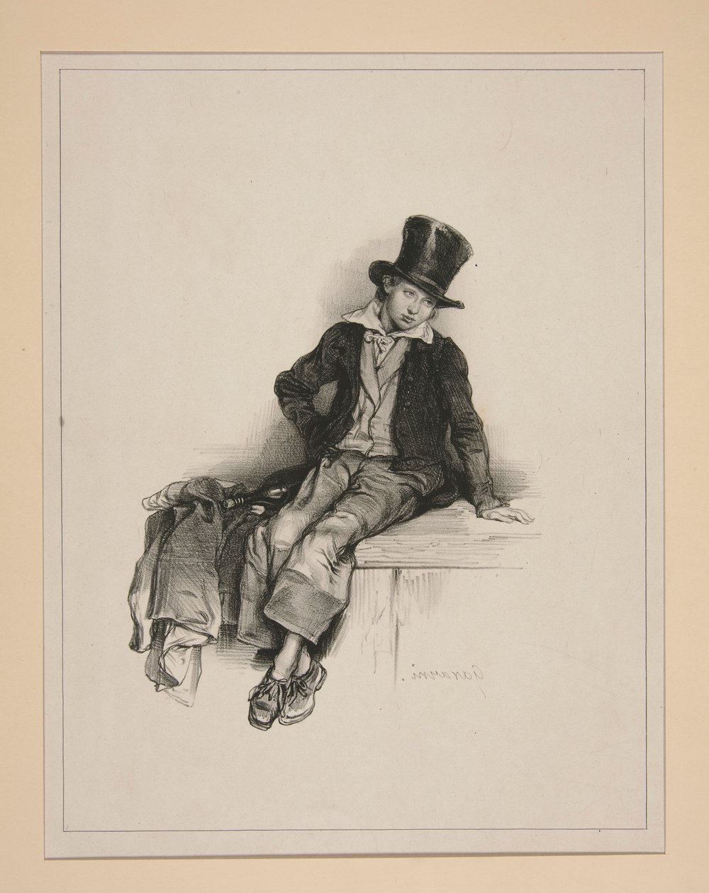 (STUDIE D od Paul Gavarni