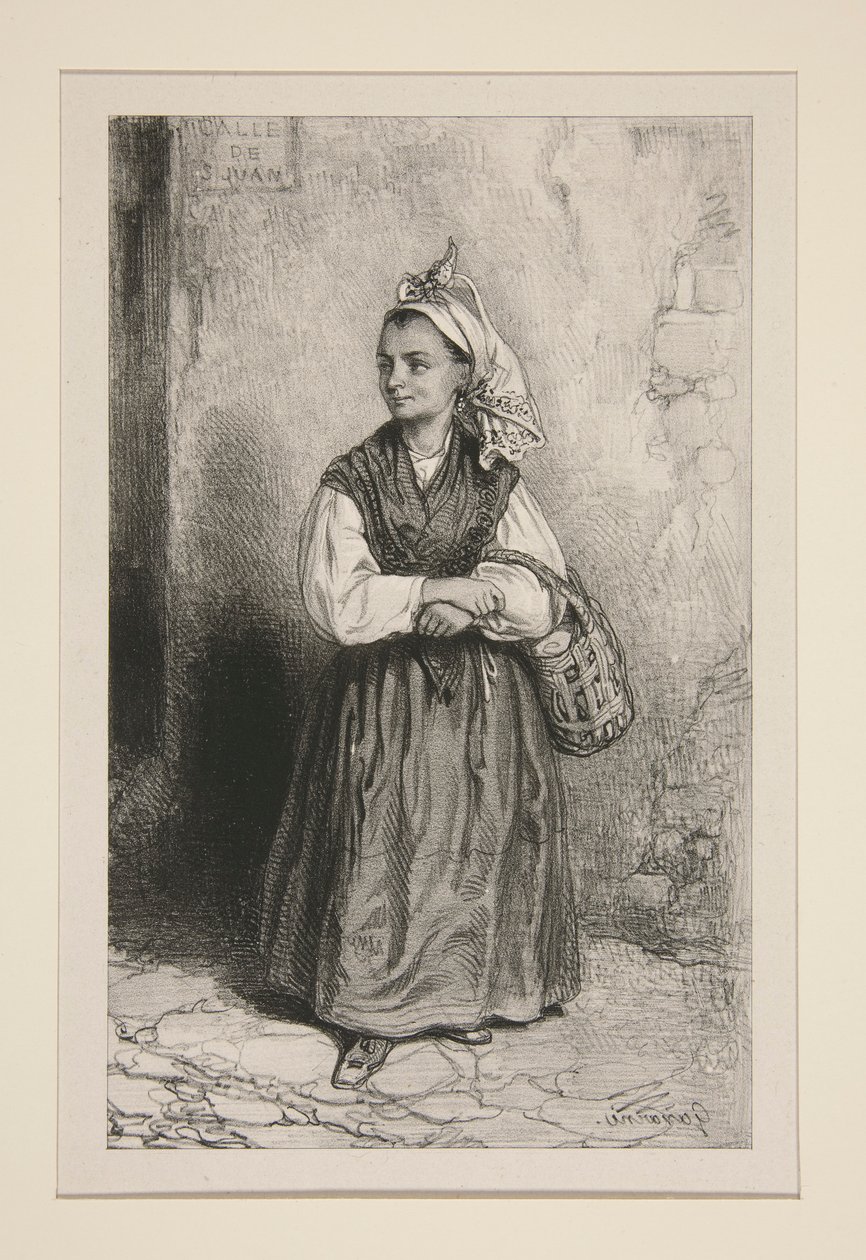 (ST-JEAN STREET.) od Paul Gavarni