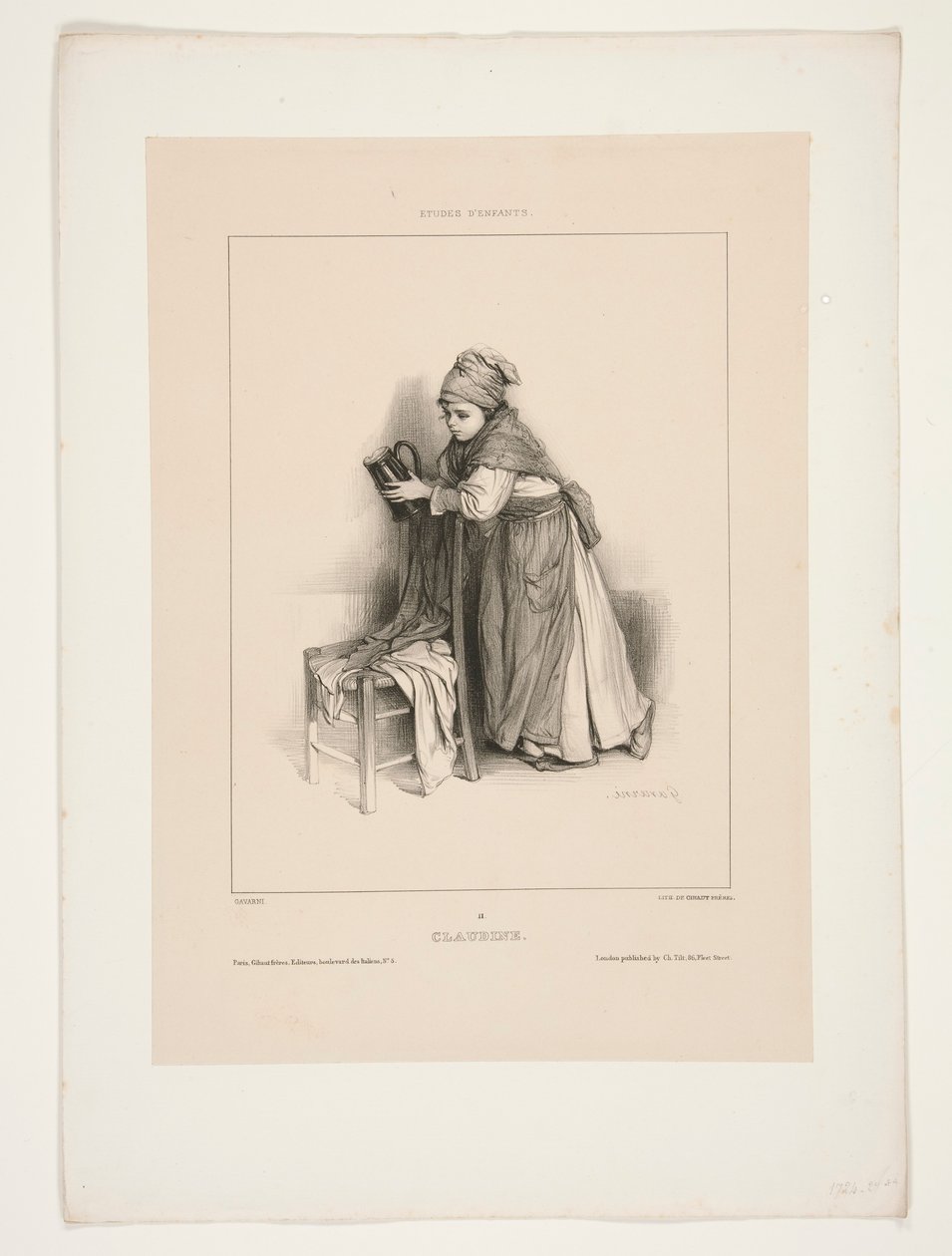 CLAUDINE. od Paul Gavarni