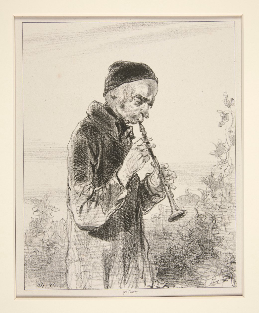 Klarinet. od Paul Gavarni