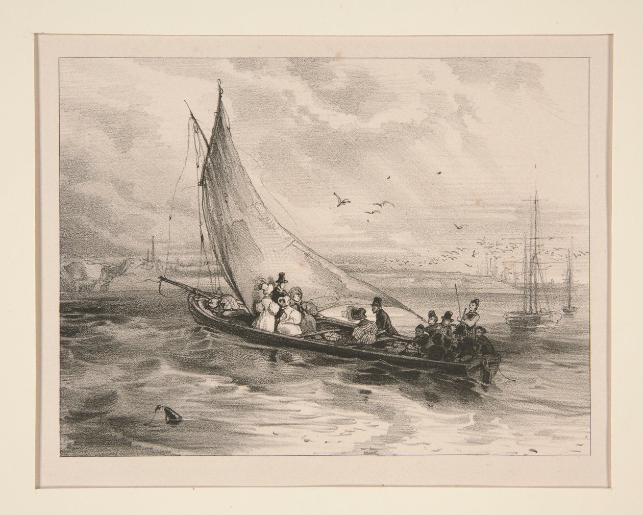 Dieppe od Paul Gavarni