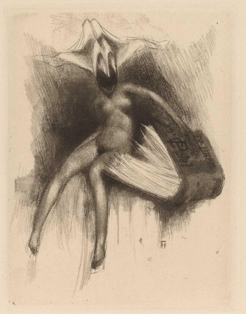 Ex Libris C. Patel od Paul Gavarni