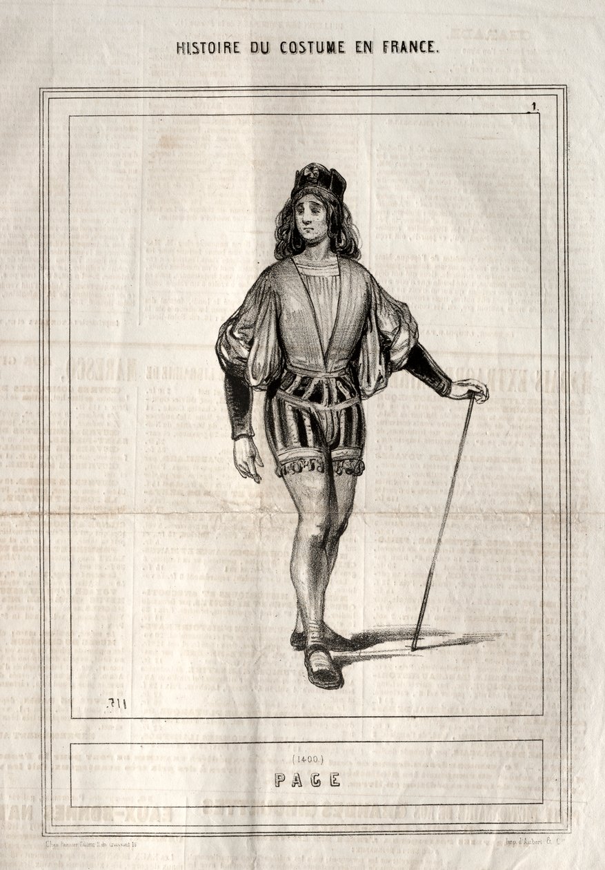 Historie kostýmu ve Francii: Strana od Paul Gavarni