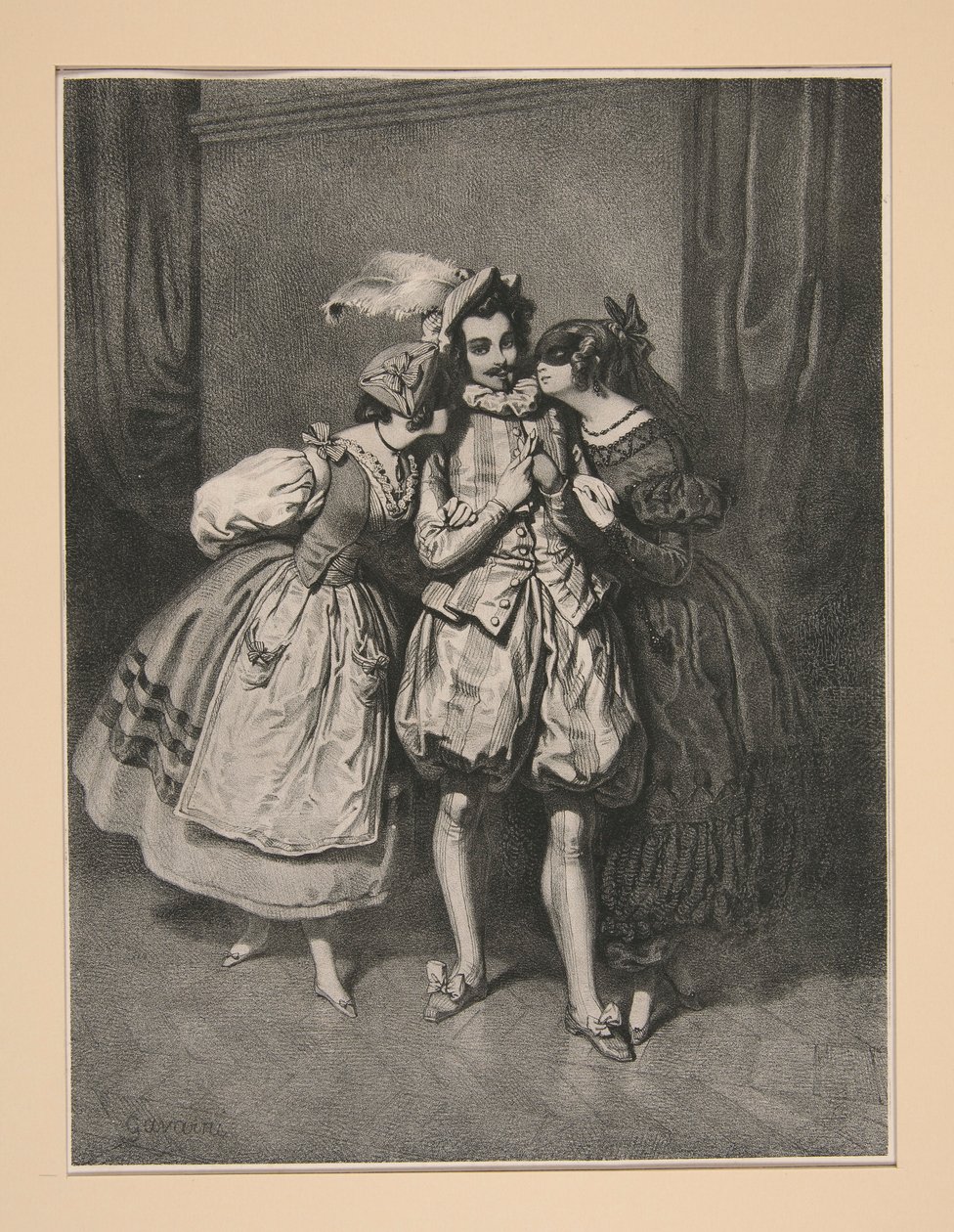 DVOJNÁSOBNÉ SETKÁNÍ. od Paul Gavarni