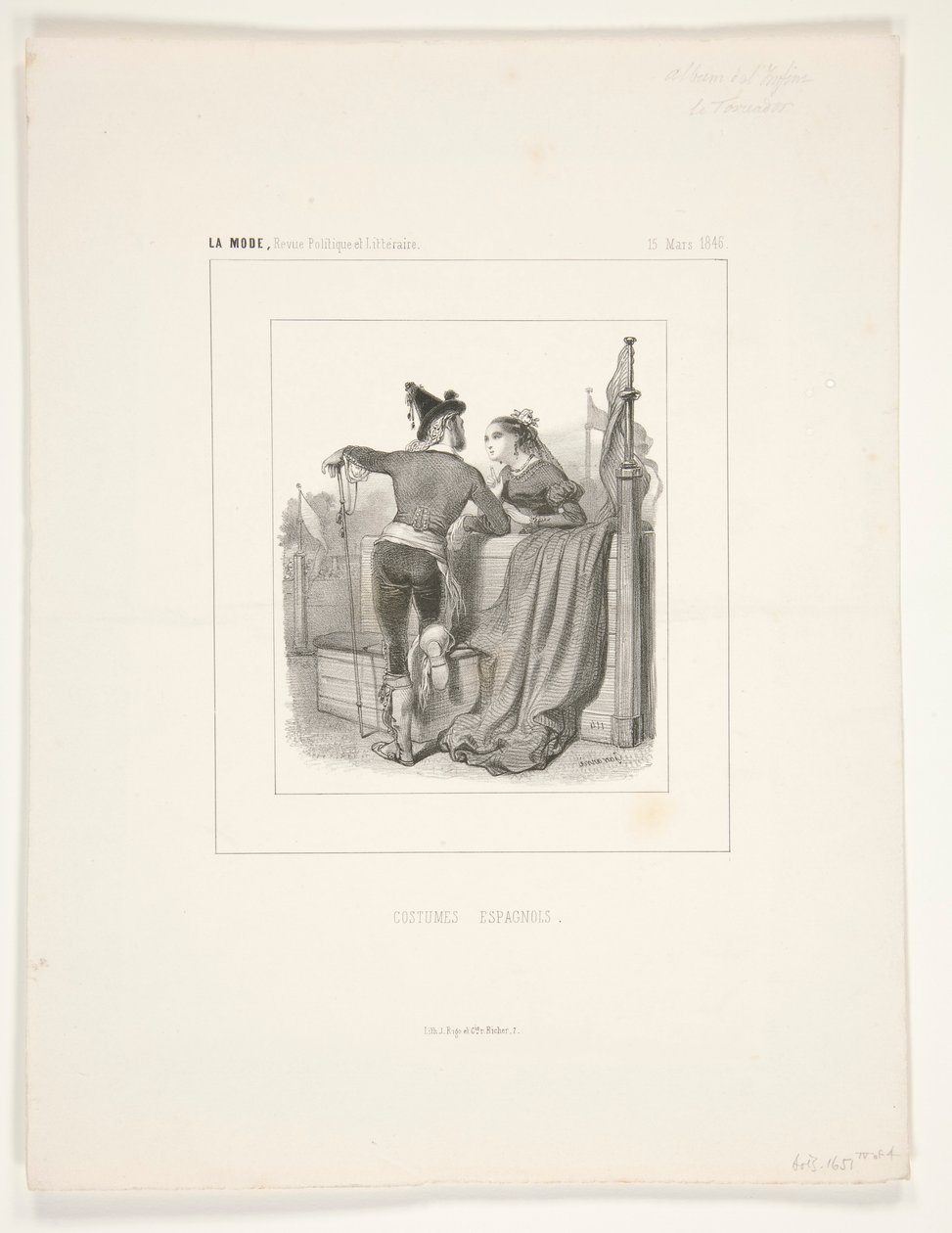 LE TOREADOR. od Paul Gavarni