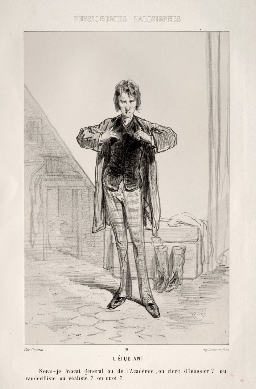 Student od Paul Gavarni