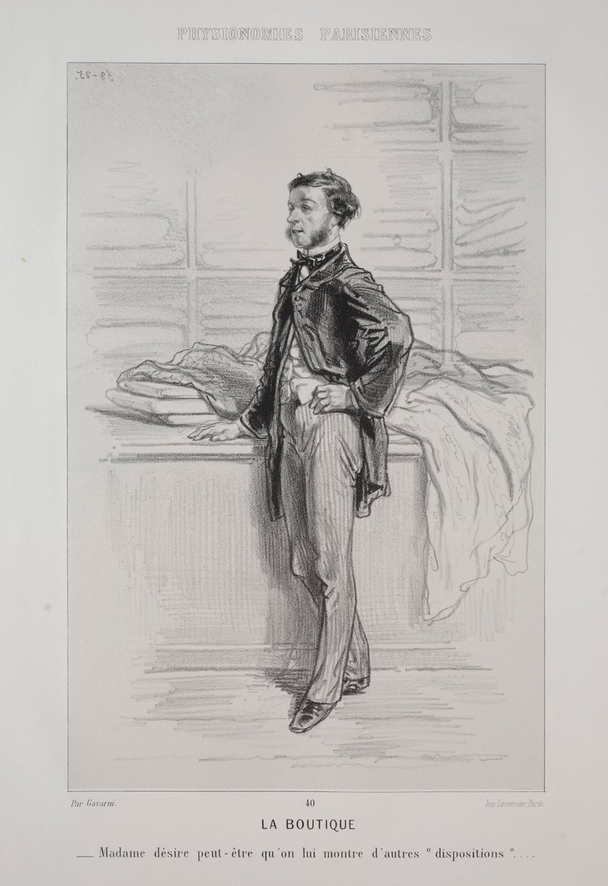 Obchod. od Paul Gavarni