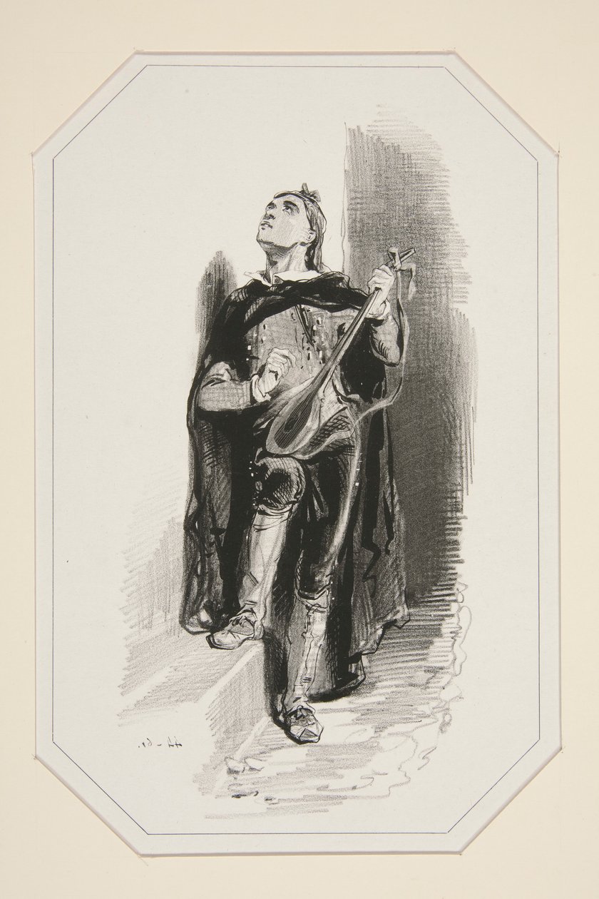 serenáda od Paul Gavarni