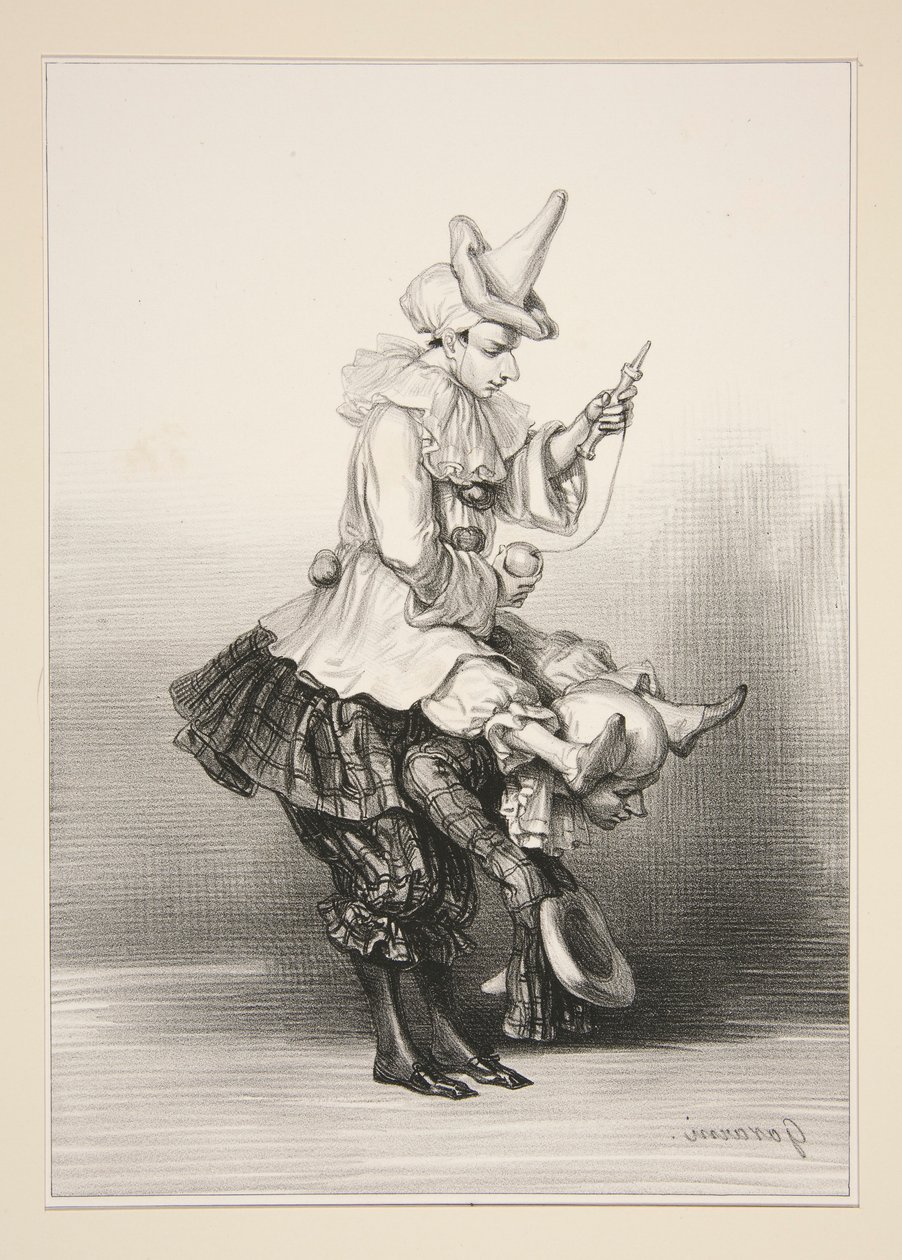 PAILLASSE A PIERROT od Paul Gavarni