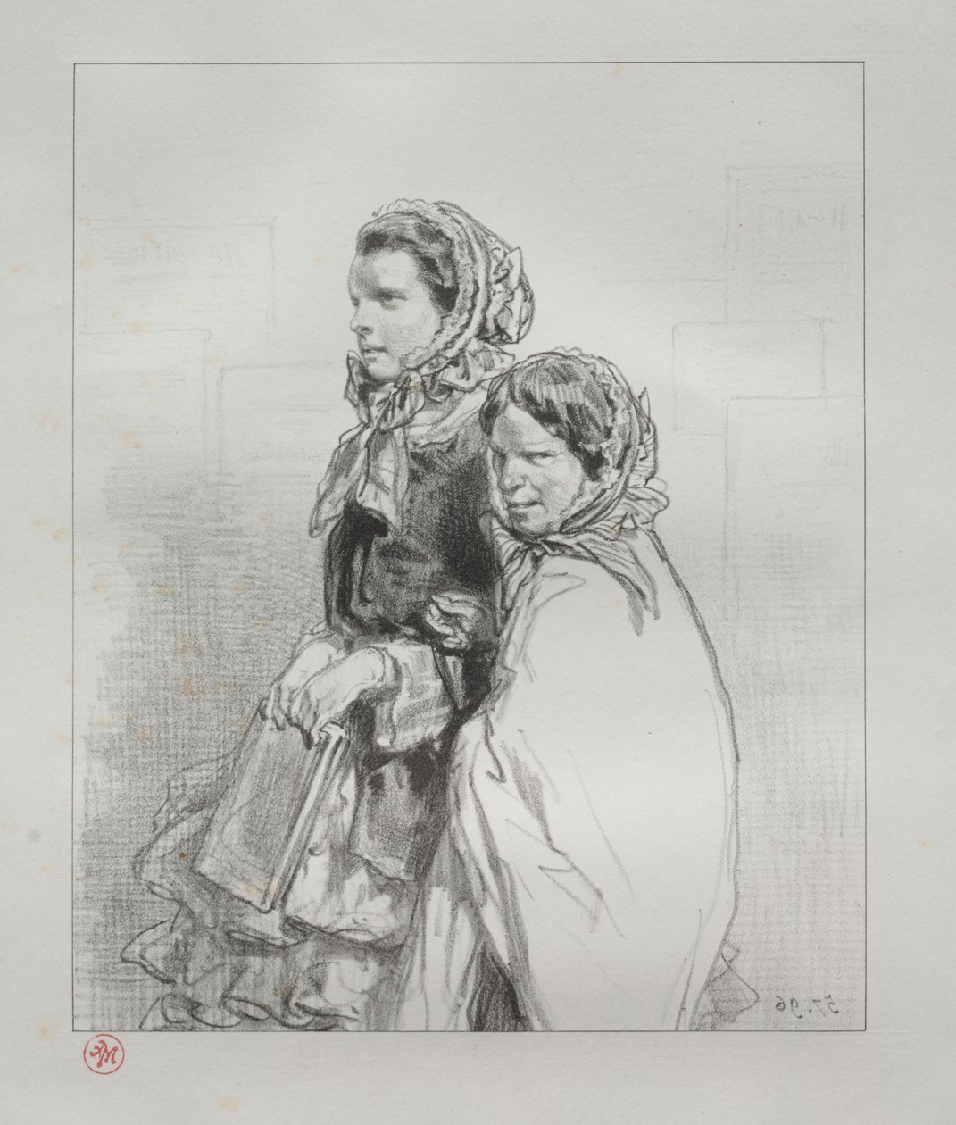 Par-ci, par-lá: Moje dcera zpívala, 1854-1856. od Paul Gavarni