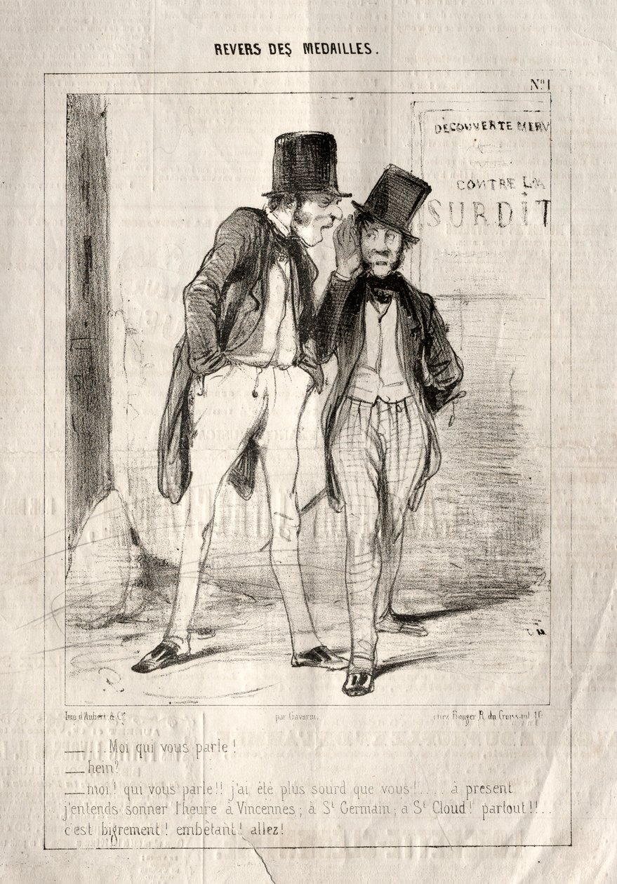Rub medailí, 1842. od Paul Gavarni