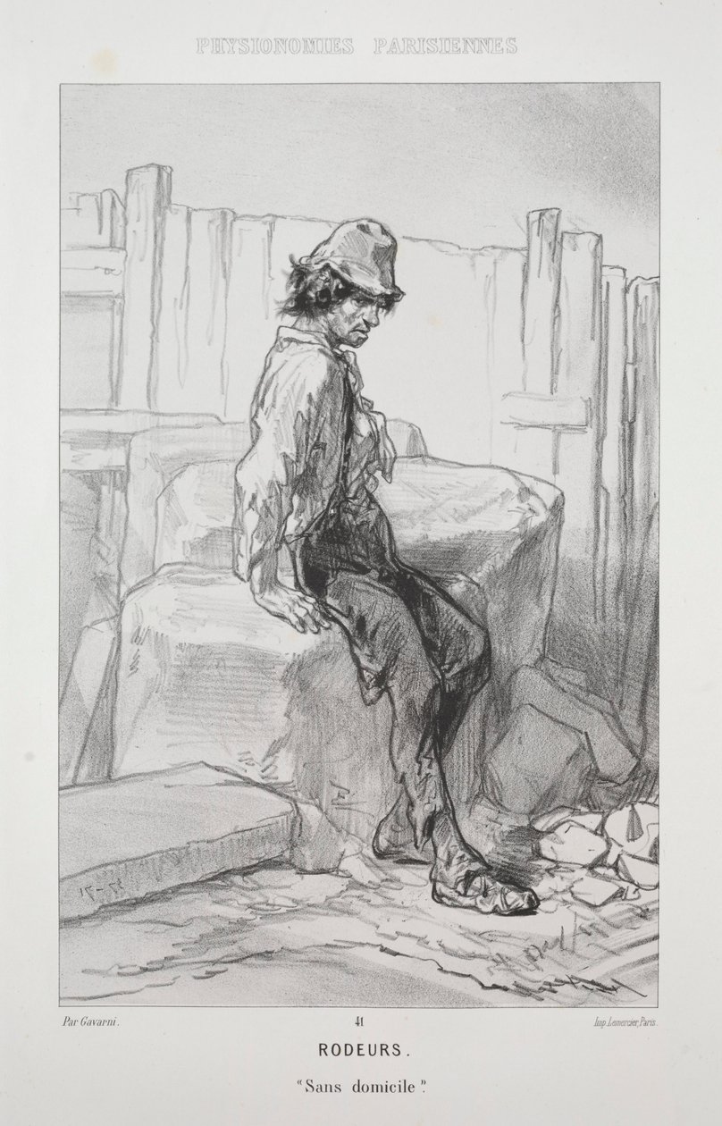 Rodeurs od Paul Gavarni