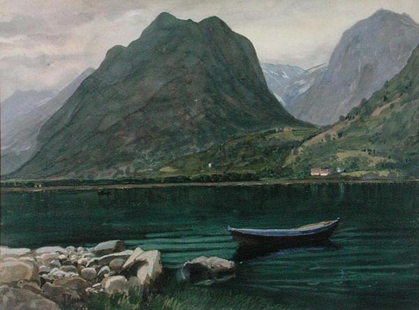 Norská krajina od Paul Gerhard Rosen