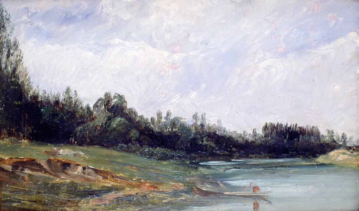 Krajina na okraji vody, c1823-1869 od Paul Huet