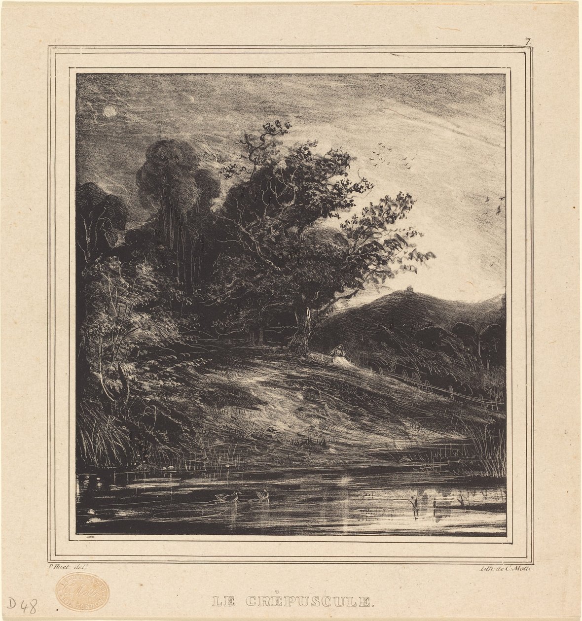 Soumrak od Paul Huet
