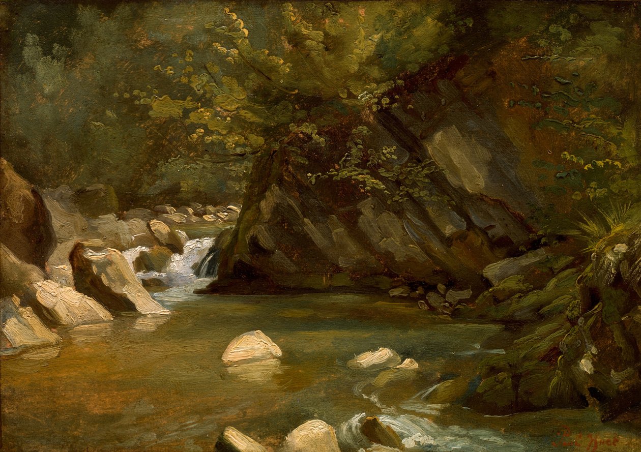 Woodland Stream od Paul Huet