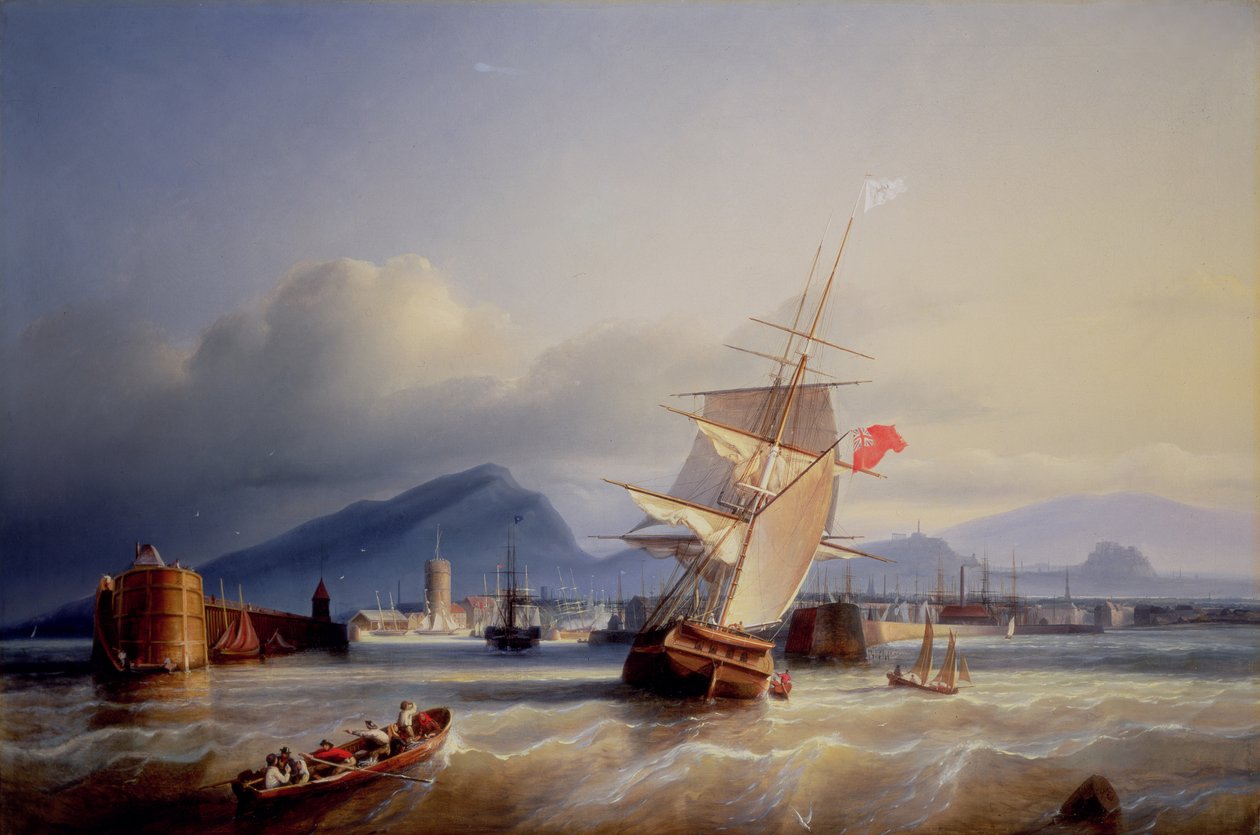 Přístav Leith od Paul Jean Clays