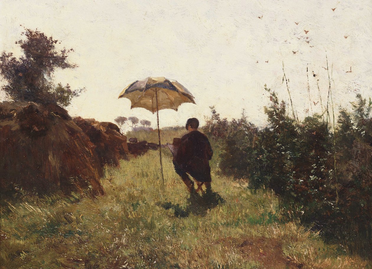 Na plenéru, 1870. od Paul Joseph Constantin Gabriel