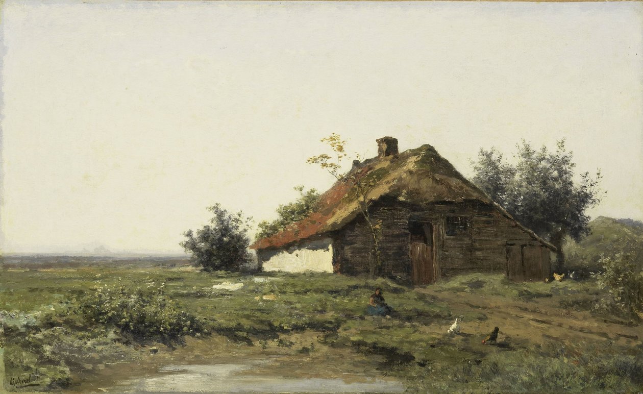 Farma na otevřených polích od Paul Joseph Constantin Gabriel