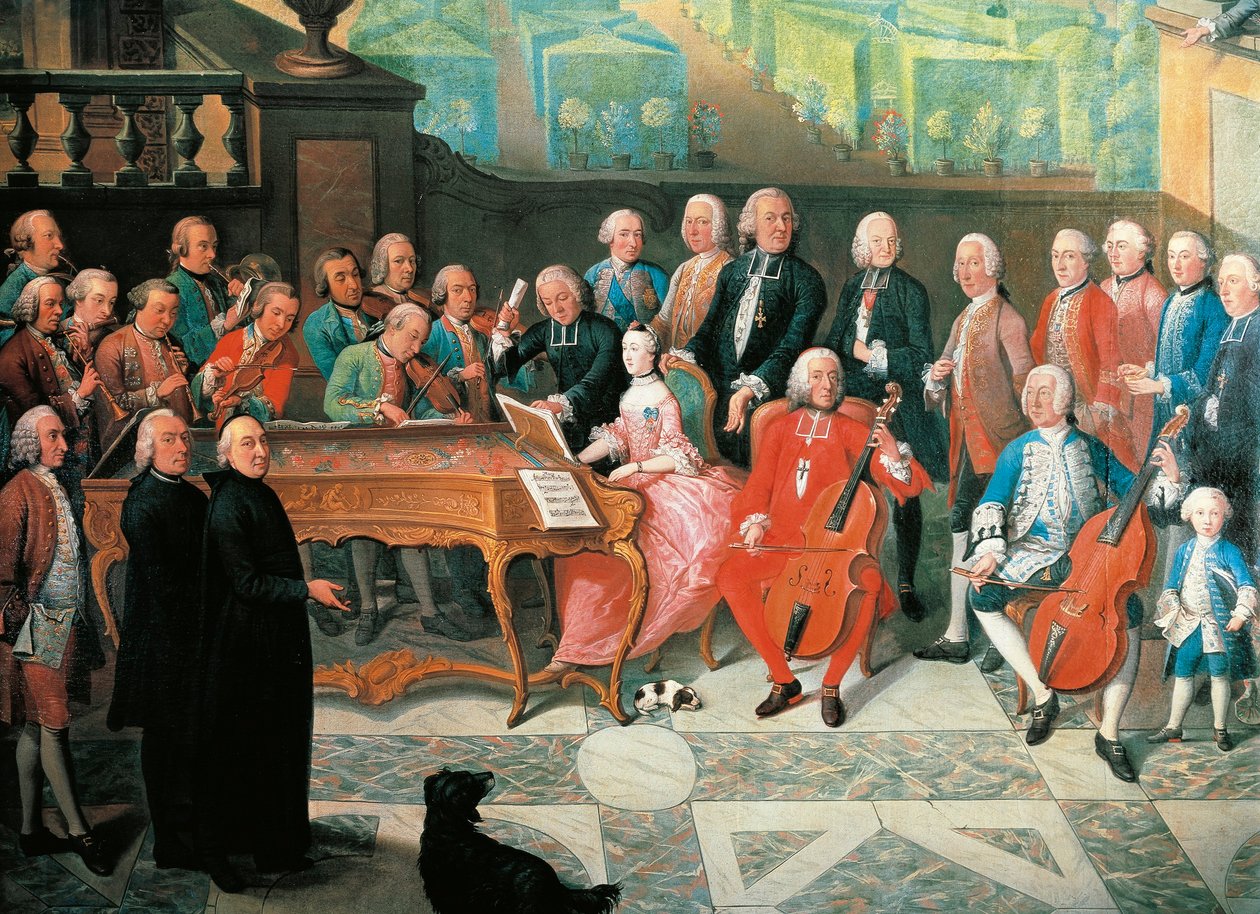 Německo, Mnichov, koncert v Luttichu od Paul Joseph Delcloche