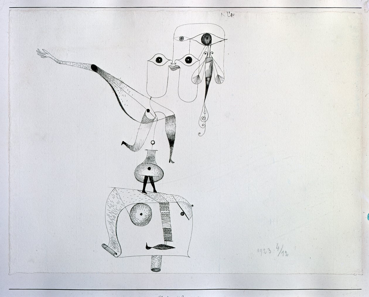 A Caprice of Balance (Kresba, 20. století) od Paul Klee