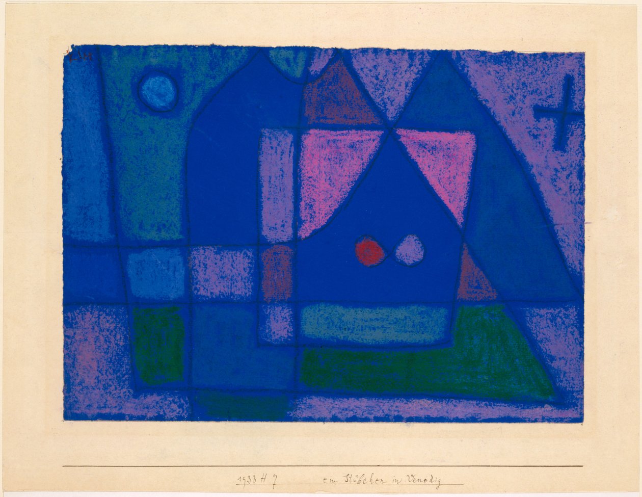 Malý pokoj v Benátkách, 1933. od Paul Klee