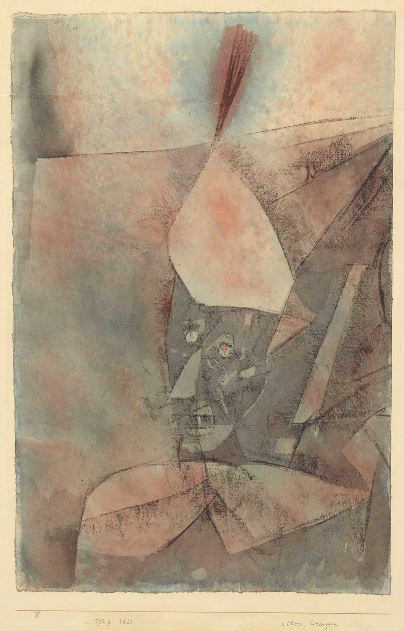 Alter Krieger Starý válečník, 1929. od Paul Klee