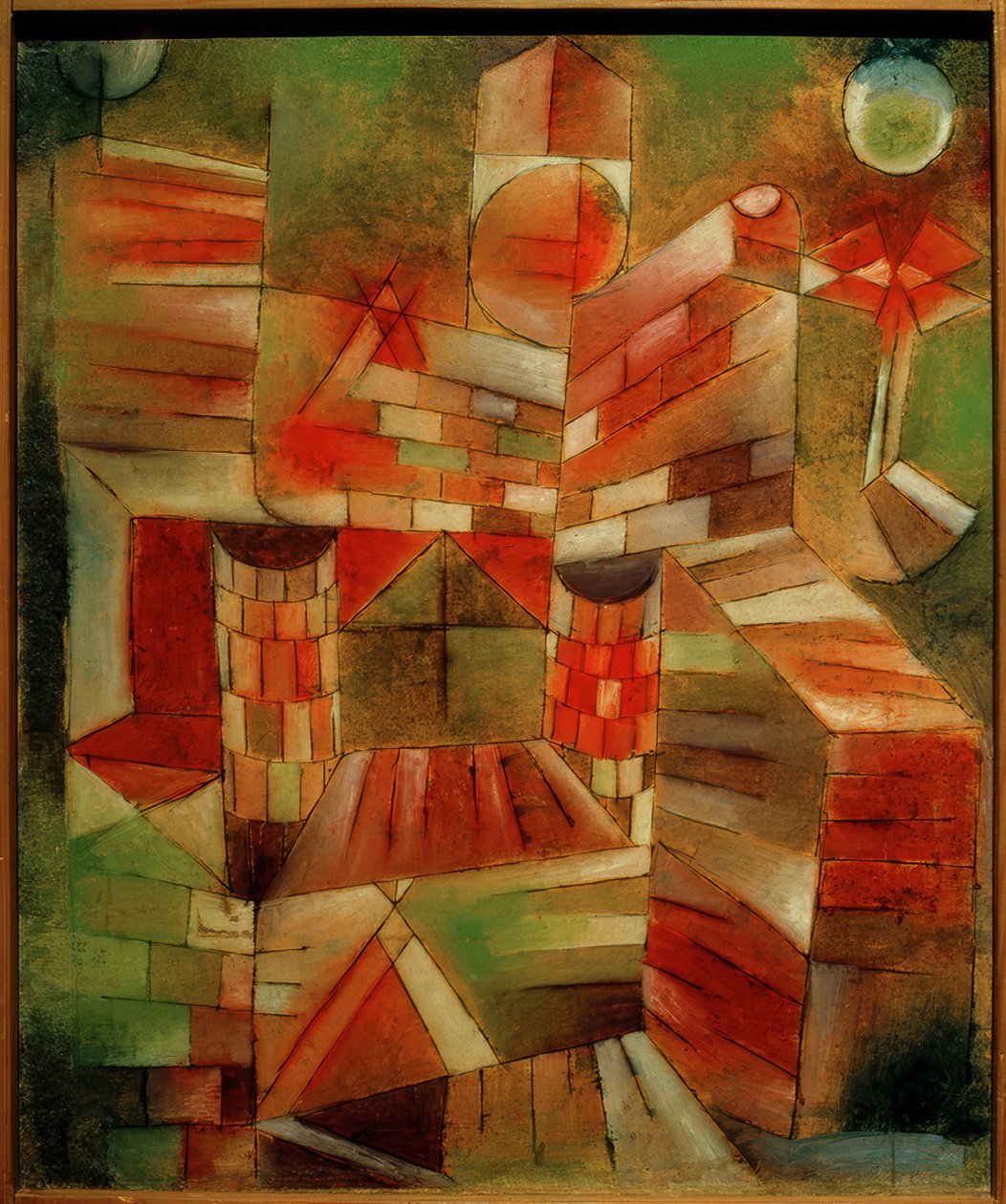 Architektur m. d. Fenster od Paul Klee