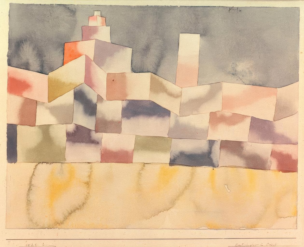 Architektura v Orientu od Paul Klee