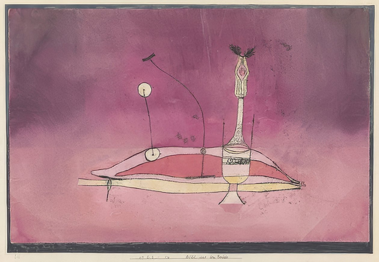 Obrázek z budoáru. 1922, 14 od Paul Klee